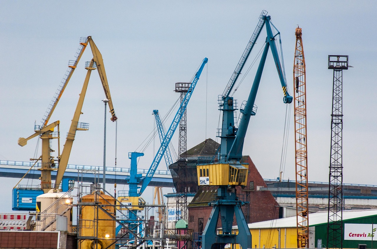 Cranes, industry, crane system — GXSpin beveiliging 2026 innovatieve databeschermingstechnologie