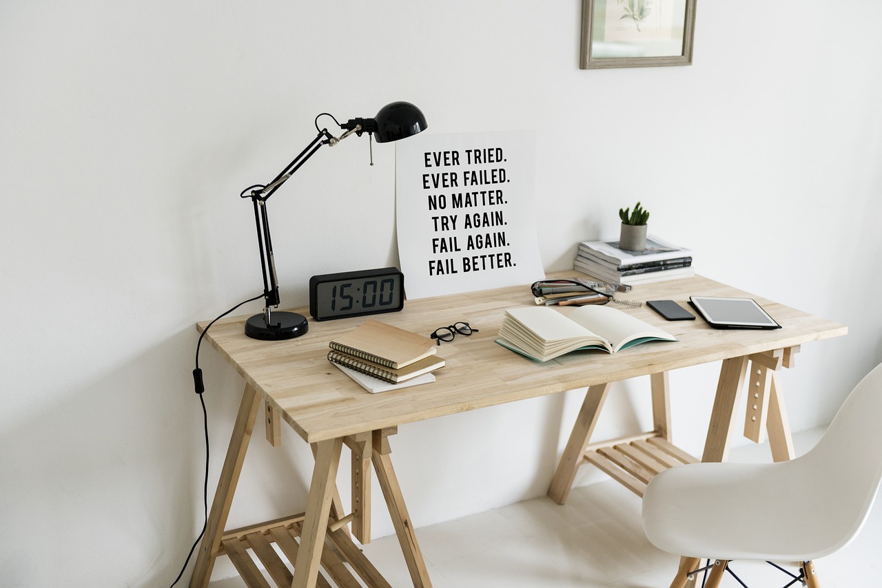 Workspace, wooden table, lamp — The Advantages of Staying at a Luxury Surf Resort for Relaxation and Adventure
